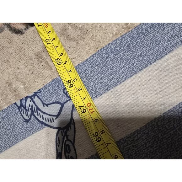 Vintage Looney Tunes Flat Sheet 90 X 68 1996 Warner Bros Bugs Bunny Taz Daffy - Picture 10 of 10